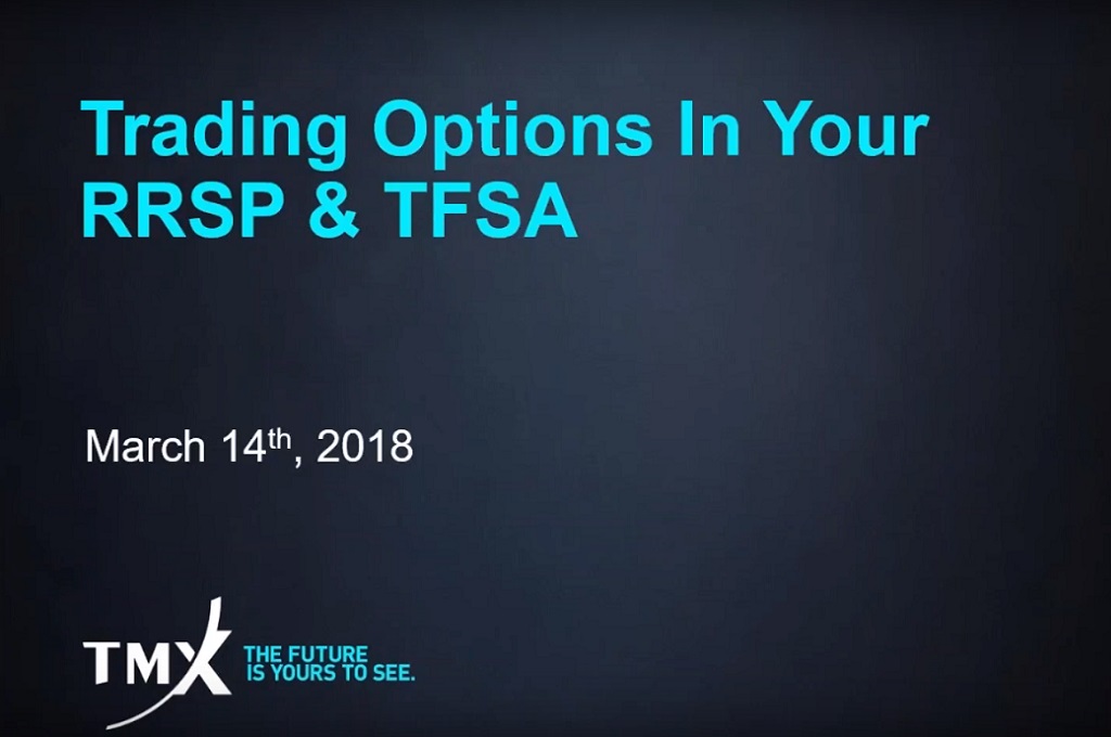 Option Strategies for RRSP and TSFA