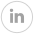 LinkedIn logo: A black circle with the word 'LinkedIn' inside, denoting the renowned professional networking platform