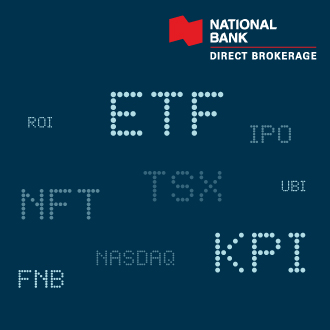 Abbreviations for different finance terms on a blue backdrop (webinar banner).