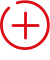 Icon with a plus sign inside a circle
